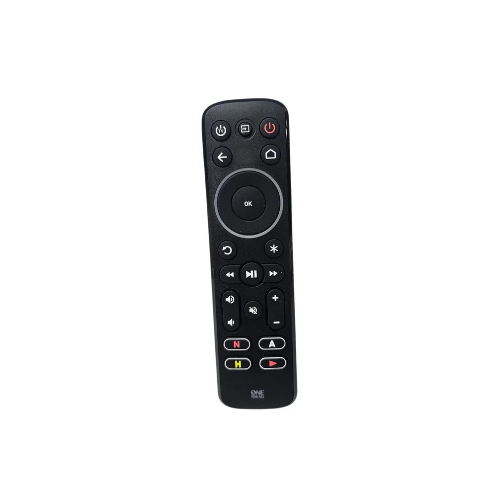 One For All URC 7935 Universal Streaming Remote Backlit Apple TV Roku Xbox Black